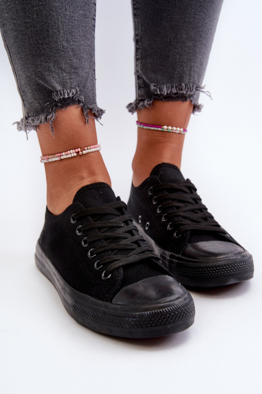 Klassische Sneaker-Stilvolllle Niedrig schZuarze Farbe Caelira