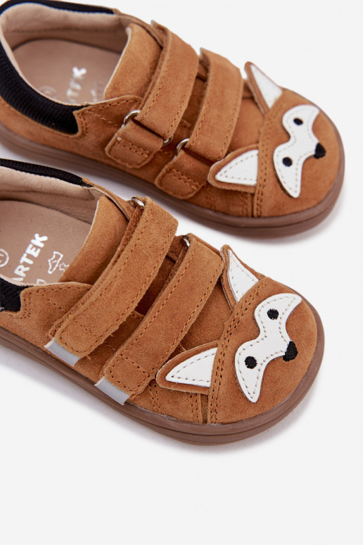 Haut Schuhe Barefoot Kindisch Mit einem Thema Lisa Bartek 8600563 braune Farbe