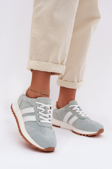 Sneakers Stilvollllschuhe FemininErmöglichtturalnego aus INildlederu Mintfarbe Es mussrceline 2