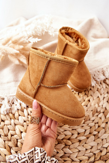Warmes Kinder-Winterstiefel in Chaki Gooby