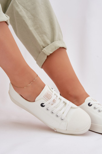 Freizeitschuhe aus Öko-Leder Big Star TT274023 Zueiße Farbe