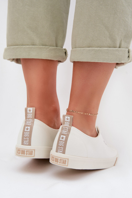 Freizeitschuhe aus Öko-Leder Big Star TT274023 Zueiße Farbe