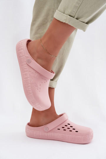 Hausschuhe Verstopfungen Feminin Leichte Hausschuhe Big Star TT274A080 pinke Farbe