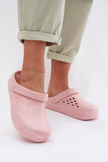 Leichte Pantoletten für Frauen Big Star TT274A080 in Rosa 2