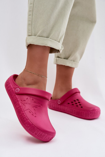 Damen leichte Hausschuhe Big Star TT274A082 rosa 2