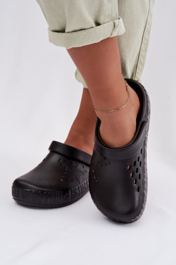 Hausschuhe Verstopfungen Feminin Leichte Hausschuhe Big Star TT274A084 schZuarze Farbe 2