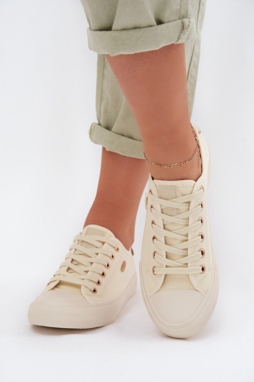 Freizeitschuhe Big Star TT274004 elfenbeinfarbe