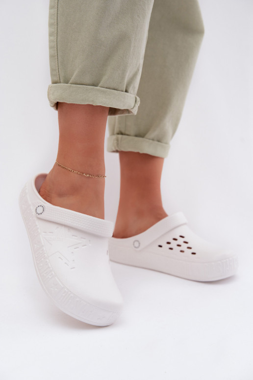 Hausschuhe Verstopfungen Feminin Leichte Hausschuhe Big Star TT274A081 Zueiße Farbe