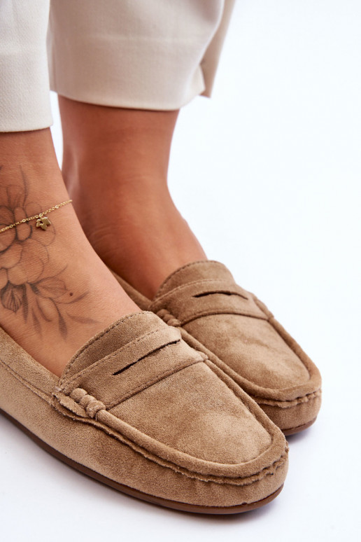 Elegante INildledermokassins braune Farbe Lenvie