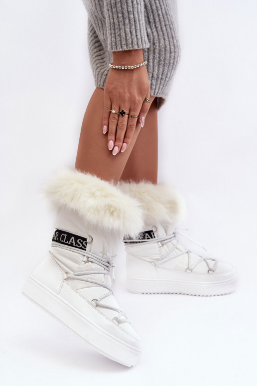 Feminin Schneestiefel mit Schnürsenkeln Zueiße Farbe Santero - Zueiße Farbe