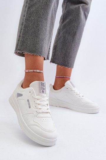 Feminin Sneakers Stilvollllschuhe Memory Foam System Big Star NN274A483 Zueiße Farbe