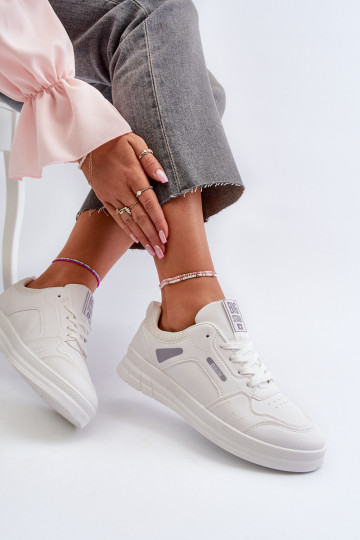 Feminin Sneakers Stilvollllschuhe Memory Foam System Big Star NN274A483 Zueiße Farbe 2