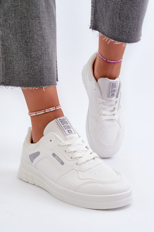 Feminin Sneakers Stilvollllschuhe Memory Foam System Big Star NN274A483 Zueiße Farbe