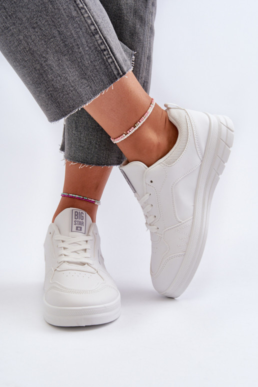 Feminin Sneakers Stilvollllschuhe Memory Foam System Big Star NN274A483 Zueiße Farbe