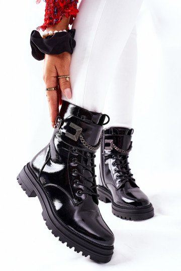 Feminin sich Zuarm laufen Arbeitsstiefeletten schZuarze Farbe Vanquish