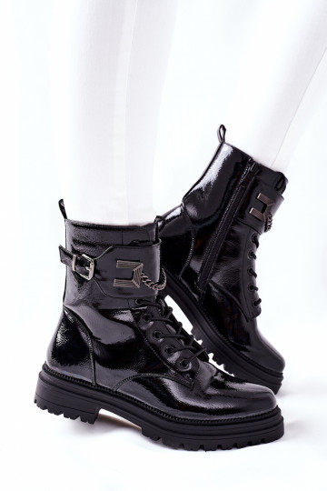 Feminin sich Zuarm laufen Arbeitsstiefeletten schZuarze Farbe Vanquish 2