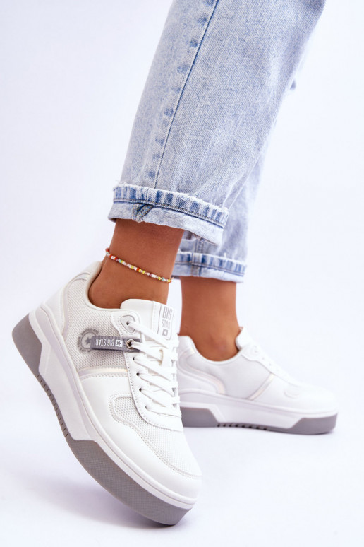 Klassische Sneaker Memory Foam System Big Star LL274A024 Zueiße Farbe