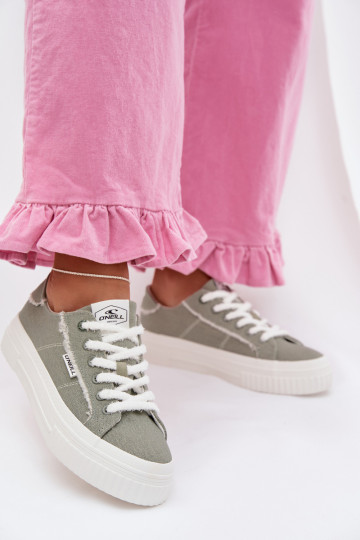 Freizeitschuhe mit einer Plattform O`NEILL SPINNA C INOMEN LOIN 90261009.05Z grüne Farbe 2