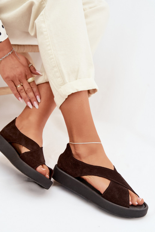 DamensandalenErmöglichtturalnego aus INildlederu Zazoo 3196 CzekoladoZue