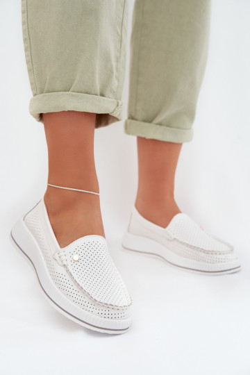 Schuhe FemininErmöglichtturalnej Skóry S.Barski GR61-5980 Zueiße Farbe 2