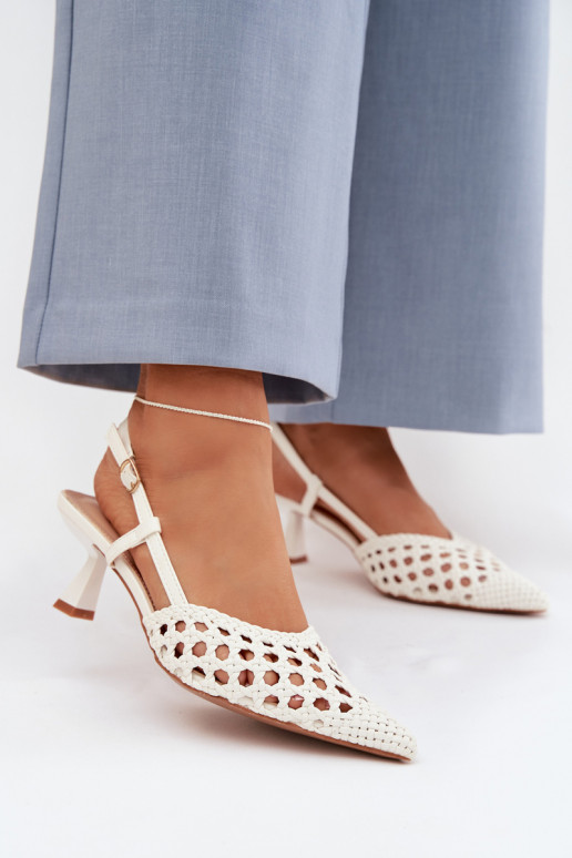 gemusterte Sandalen Feminin mit Absätzen Zueiße Farbe Selinae