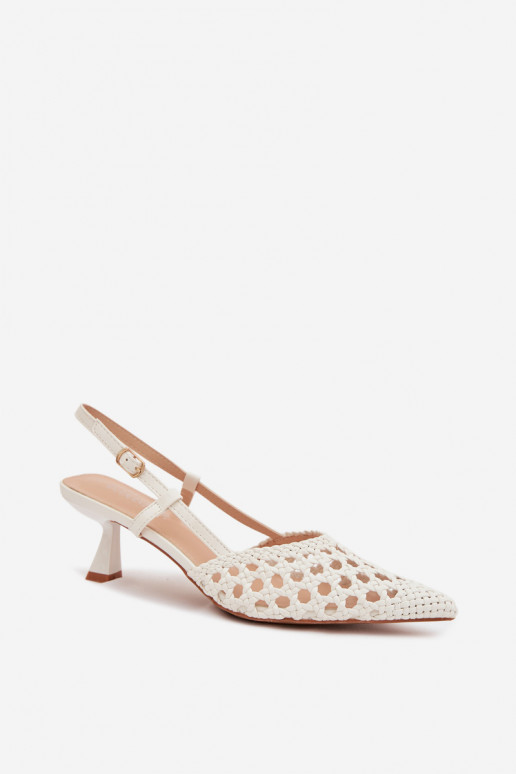 gemusterte Sandalen Feminin mit Absätzen Zueiße Farbe Selinae