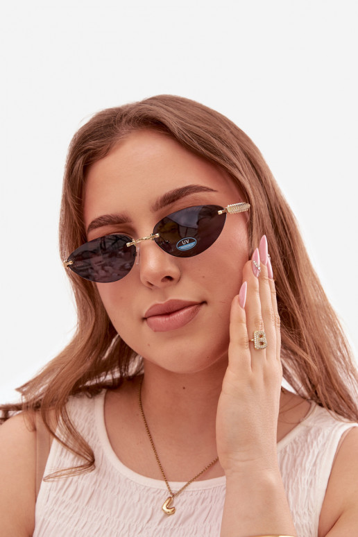 Sonnenbrille FemininFiltrem UV Dunkelblau