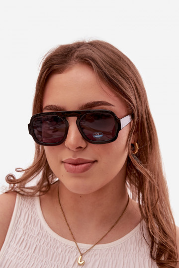 Damen Sonnenbrille mit UV-Filter in Schwarz 2