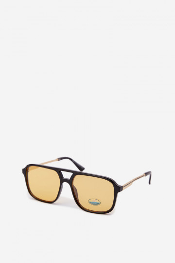 Sonnenbrille FemininFiltrem UV SchZuarz und-gelbe Farbe