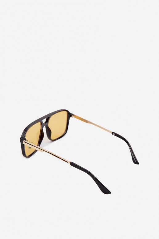 Sonnenbrille FemininFiltrem UV SchZuarz und-gelbe Farbe