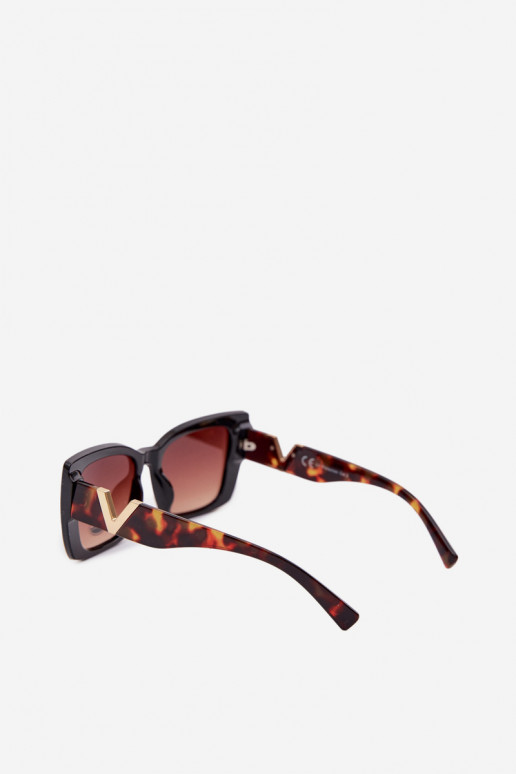 Sonnenbrille Feminin Katzenauge braune Farbe