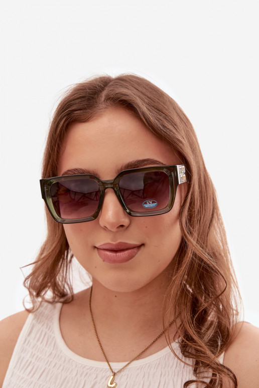Sonnenbrille Feminin grüne Farbe