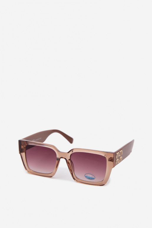 Sonnenbrille Feminin braune Farbe