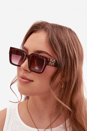 Sonnenbrille Feminin dunkelbraun 2