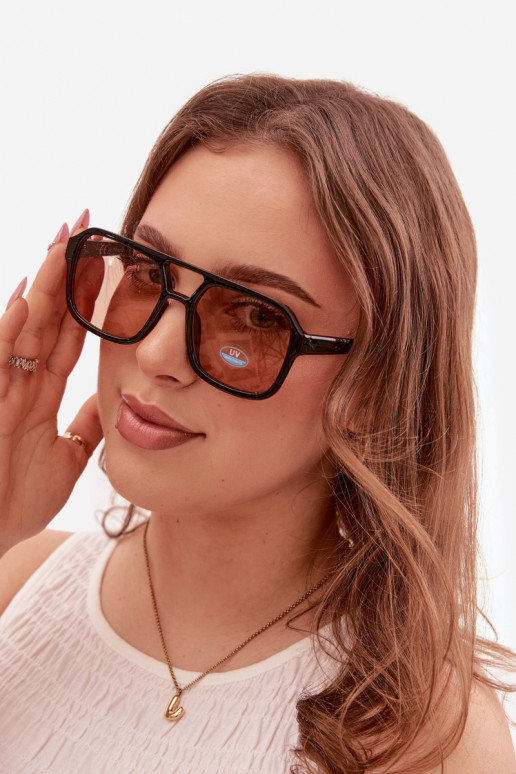 Sonnenbrille Feminin schZuarz und braun
