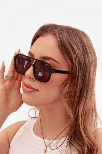 Sonnenbrille Feminin SchZuarz und-blaue Farbe 2