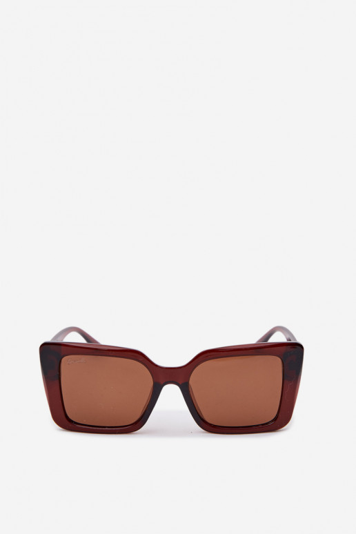 Sonnenbrille Feminin braune Farbe