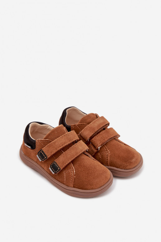 Haut Schuhe Barefoot Kindisch Bartek 8600363 braune Farbe