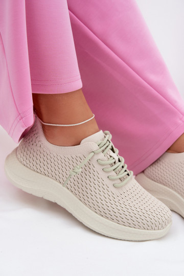 Damen Sportliche Schuhe Carmivelle in sandiger Farbe
