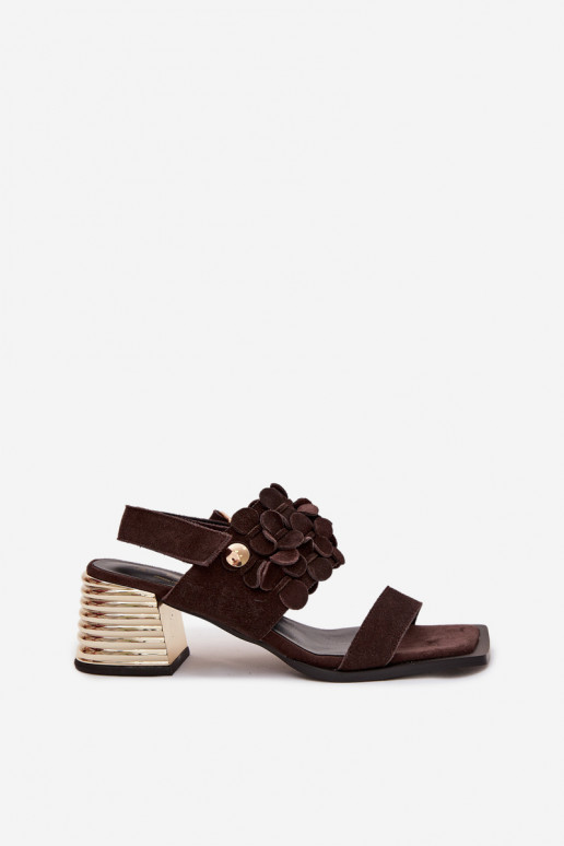 Elegante High Heels aus INildleder D&A CR61-3145 CzekoladoZue