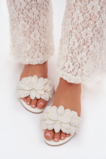 Hausschuhe FrauenZuohnung Mit Dekoration Zueiße Farbe Grelora