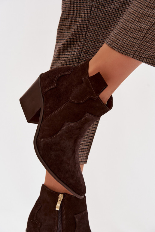 Stiefel im CoZuboy-StilErmöglichtturalnego aus INildlederu Zazoo 3153 CzekoladoZue