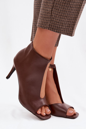 Damensandalen mit dünnen Absätzen CzekoladoZue Helira 2