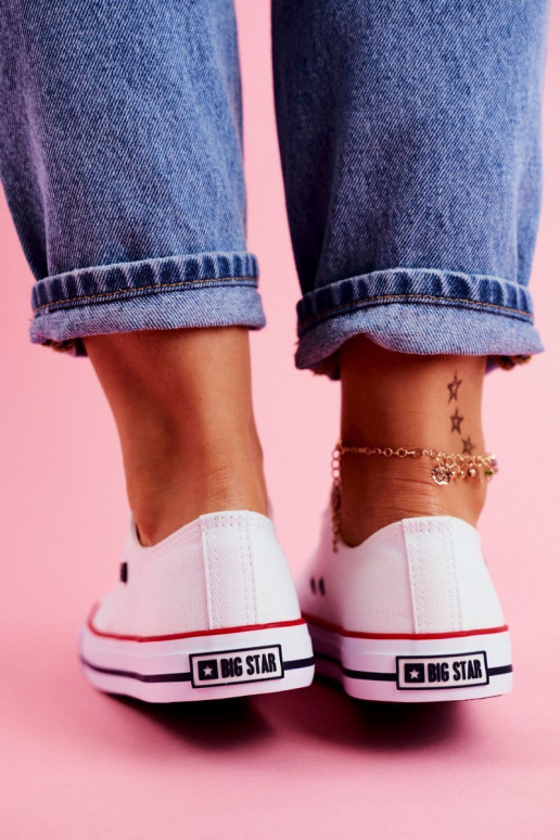 Big Star weiße Freizeitschuhe T274022