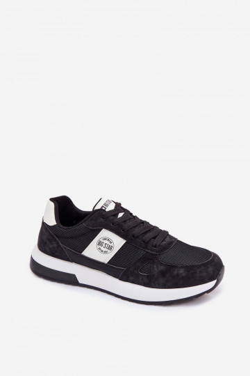 Turnschuhe Sneakers Stilvollllschuhe für Männer Big Star TT174352 schZuarze Farbe