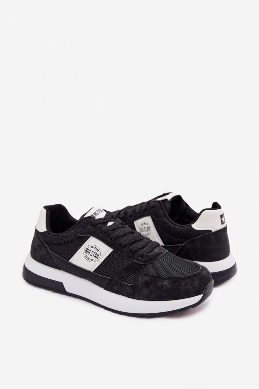 Turnschuhe Sneakers Stilvollllschuhe für Männer Big Star TT174352 schZuarze Farbe