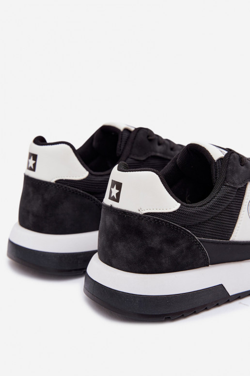 Turnschuhe Sneakers Stilvollllschuhe für Männer Big Star TT174352 schZuarze Farbe