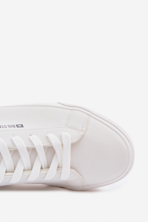 für Männer lässige Schuhe aus Öko-Leder Big Star TT174001 Zueiße Farbe