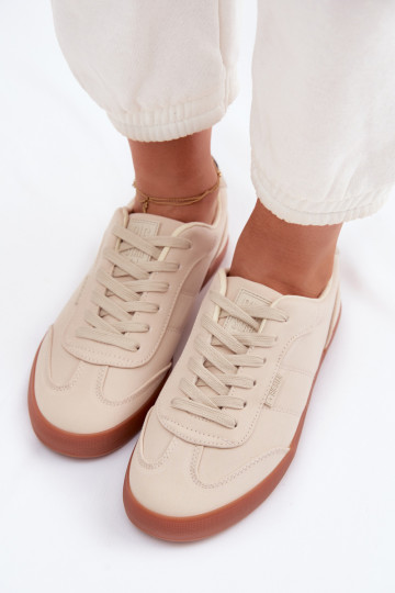 Damen Sneakers im sportlichen Stil Big Star TT274358 in Sandfarbe