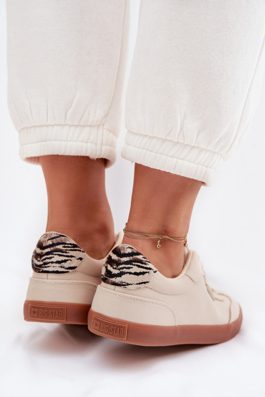 Sneakers Stilvollllschuhe Feminin  Big Star TT274358 Beige